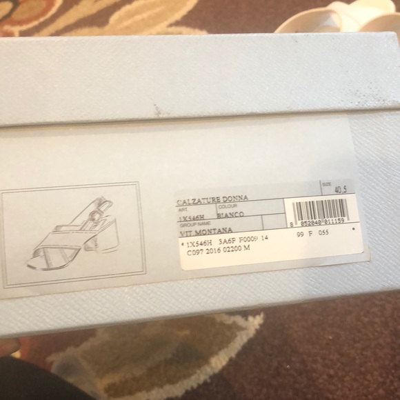 Prada Leather Crisscross 55mm Sandal